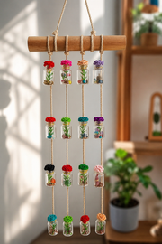 Hanging Crystal Mini Bottles Wall Hanging