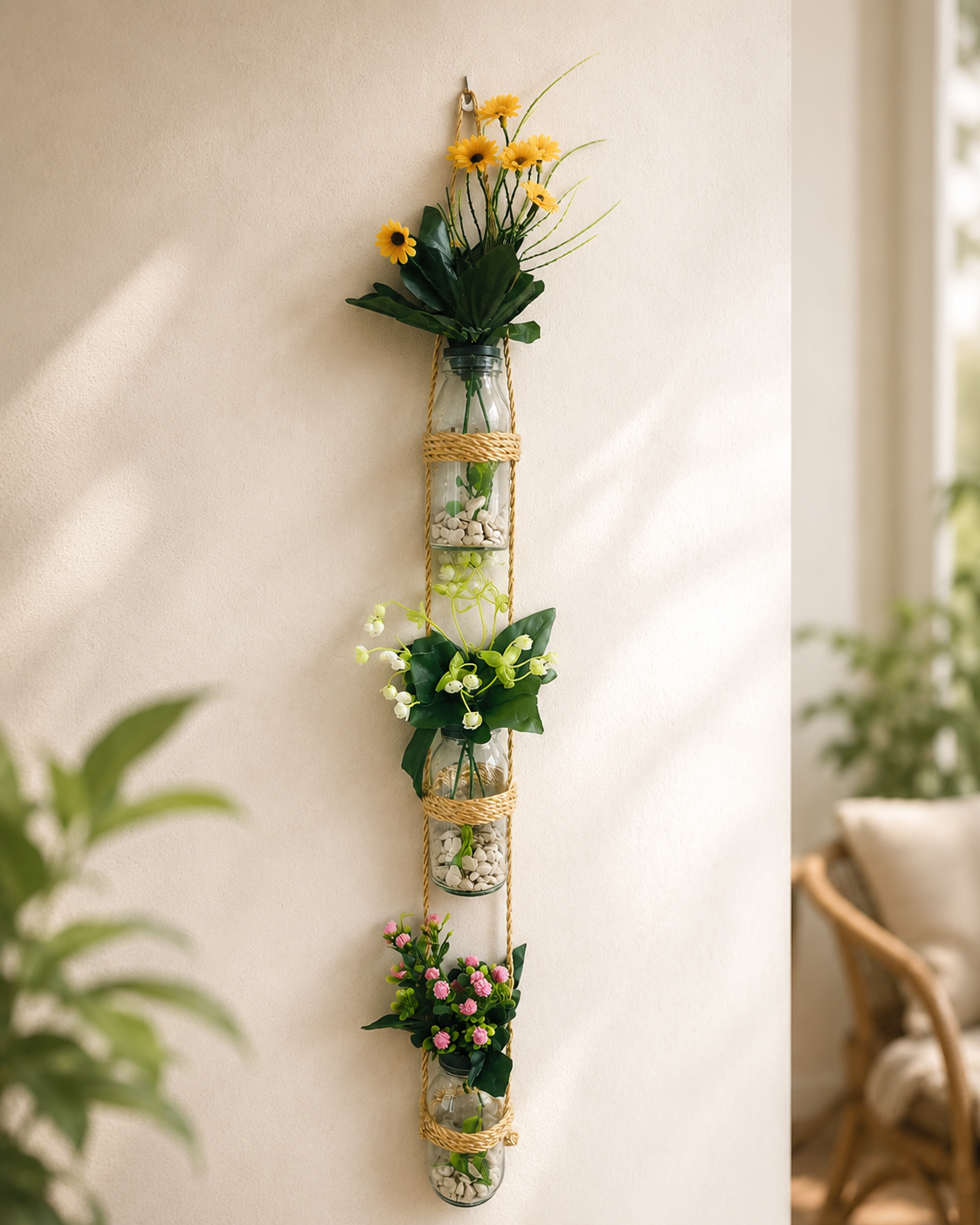 FloraCascade™ Vertical Wall Vase Planter