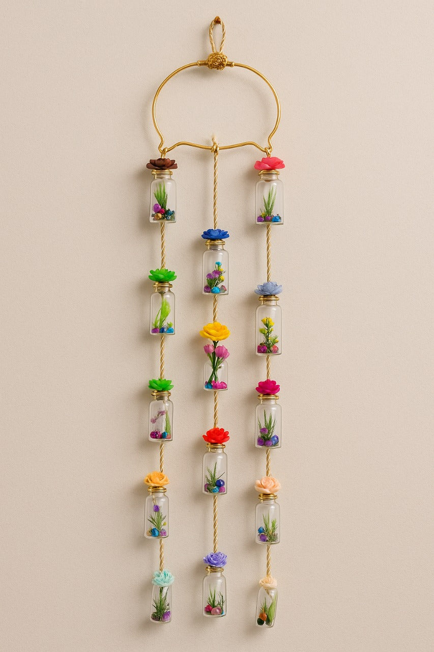 Hanging Crystal Bottles Wall Decor