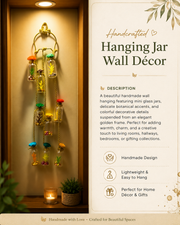 Handcrafted Hanging Mini Jar Wall Décor.