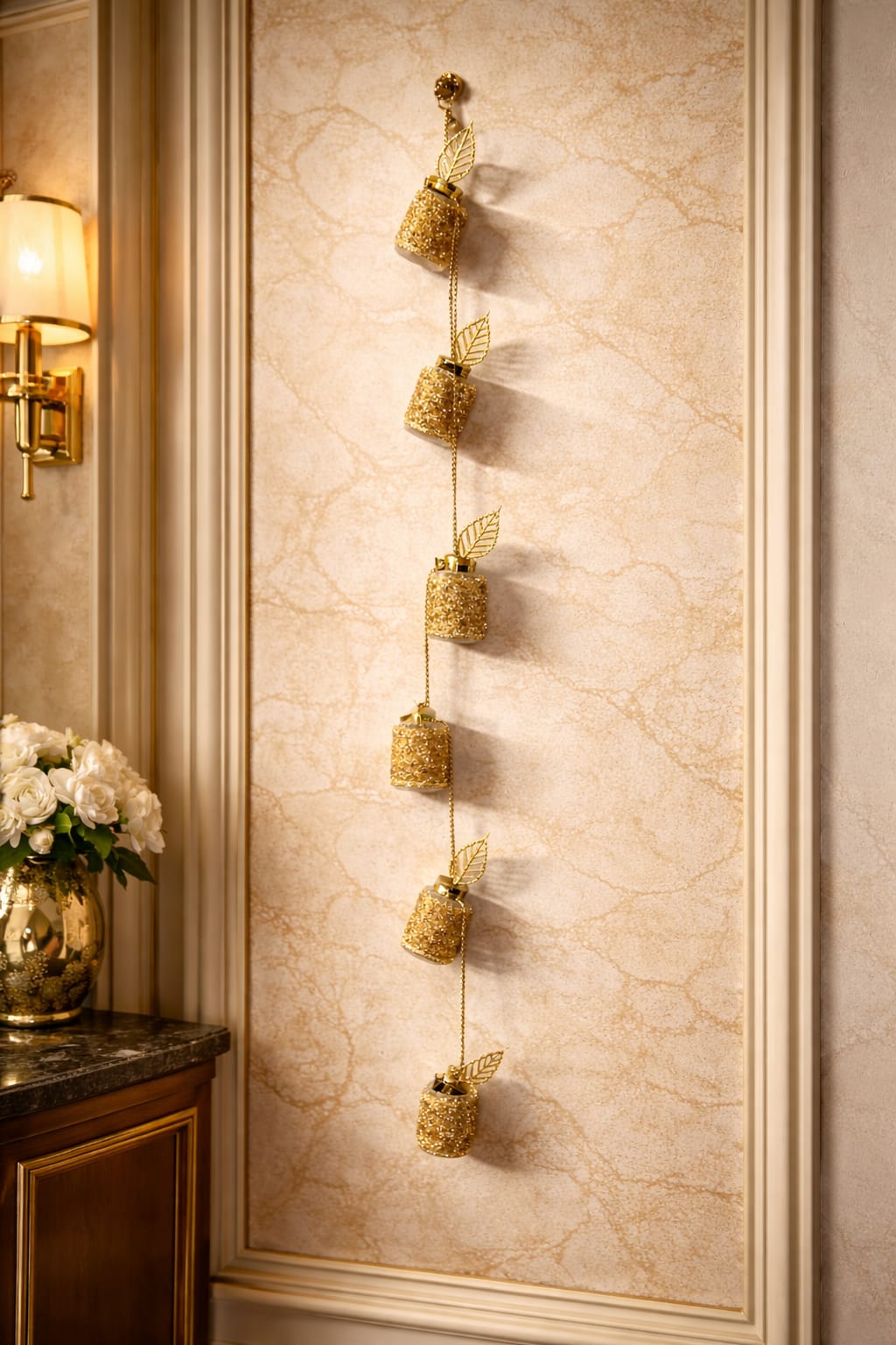 Golden Cascade™ Luxury Wall Planter